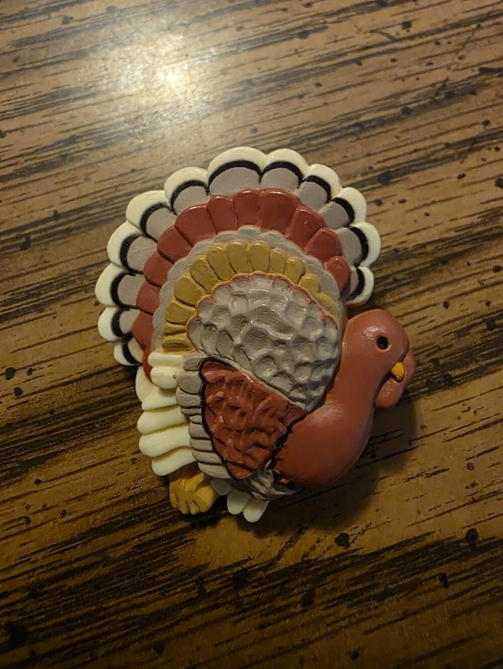 Vintage 1987 Hallmark Thanksgiving Turkey Lapel Pin